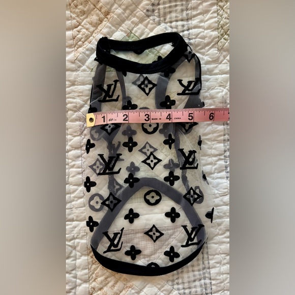 💥SALE💥Luxury-Inspired Dog Outfit Set | Size XS / Small | Cozy Jacket + Mesh Top - Picture 16 of 16